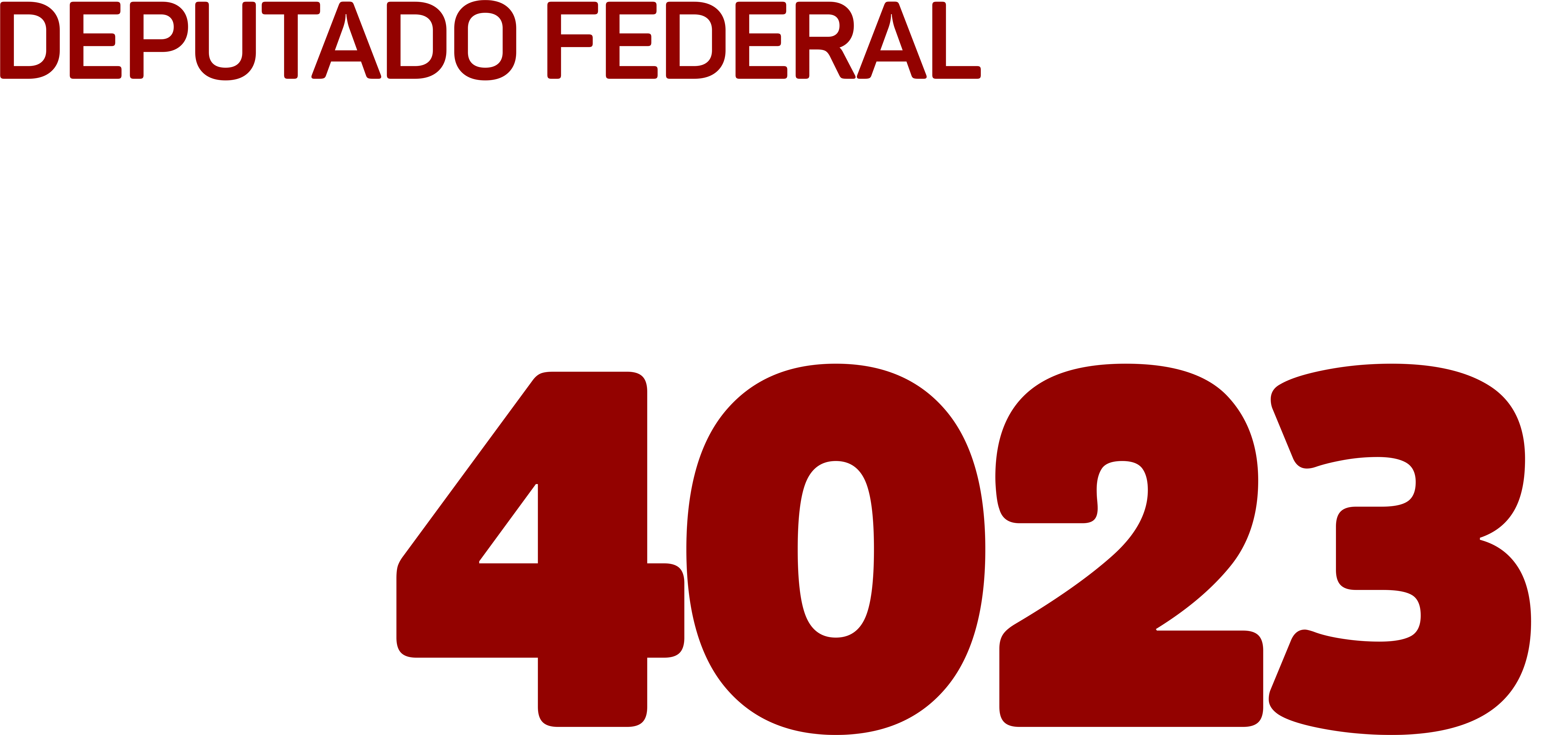 Cristovam 4023 — Deputado Federal